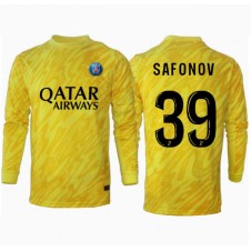 Paris Saint-Germain Matvei Safonov #39 Keeper Tredjedrakt 2024-25 Langermet